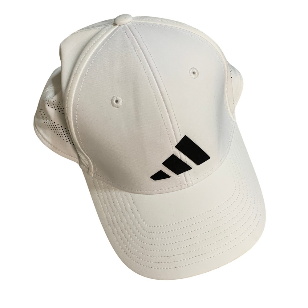 NWOT Adidas Climacool Performance Hat Men's OS White Polyester Spandex